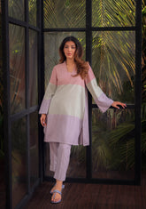 Pastel Colour Blocked Set
